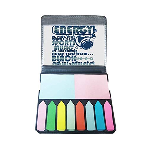 Marque-pages colorés Energy Sports pour organiser vos carnets d'entraînement et playlists
