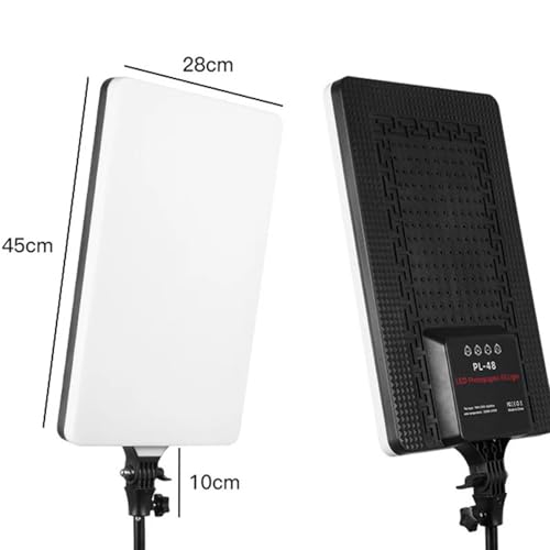 Image of 19 inch LED Camera Light for Video Shooting, Photography, Live Streaming with 3 Colors Dimmable Fill Light Remote Contral 3200k-6500k, CRI 95+