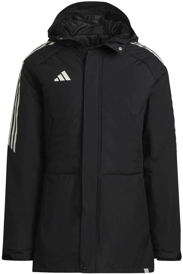 adidas Soccer Condivo 22 Stadium Parka Jacket - Water-Repellent, Adjustable Hood and Cuffs,100% Recycled Materials (US, Alpha, X-Large, Regular, Regular)