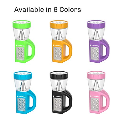 Wakeman Led Lantern Flashlight Combo- 3-In-1 Lightweight Lamp With Side Panel Light- Portable For Camping, Hiking & Emergencies Outdoors (Blue) #TOP6