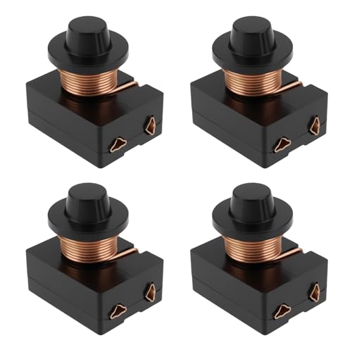 ECSiNG Lot de 4 Relais de Démarrage pour Compresseurs de Réfrigérateur 1/2 HP Compatibles avec Les Réfrigérateurs Domestiques Et