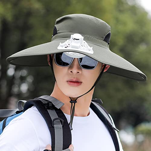 Casquette de soleil avec ventilateur de refroidissement USB intégré