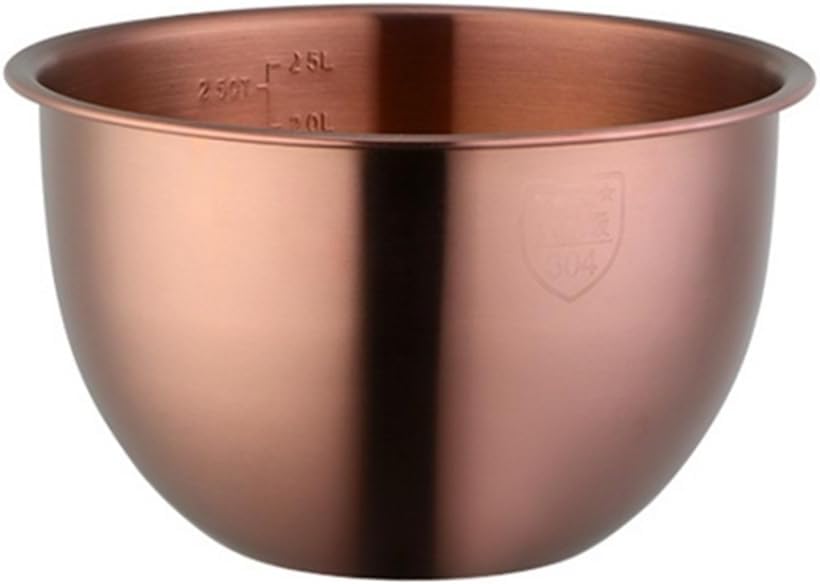 Mixing Bowls Stainless Steel Basin Kitchen Multi-Purpose Round Basin Nesting Set for Food Prep(Colour 2)