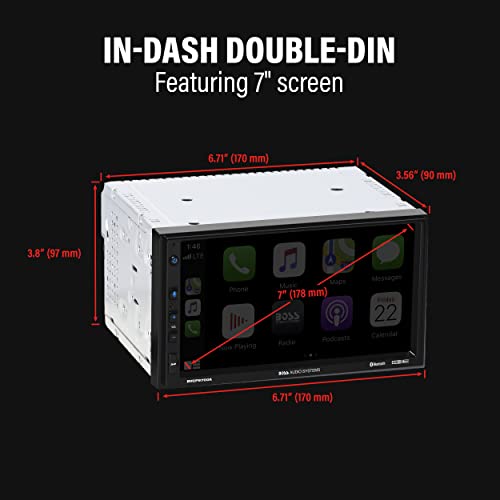 Boss Audio Systems Bvcp9700A-C Car Stereo System - Apple Carplay, Android Auto, 7 Inch Double Din, Touchscreen, Bluetooth Audio And Calling Head Unit, Radio Receiver, No Cd Player, Backup Camera #TOP4