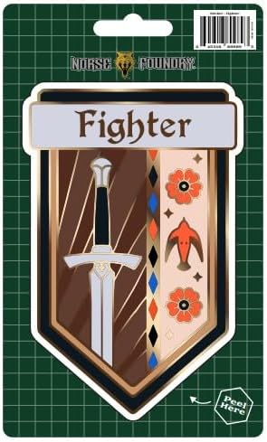 Norse Foundry Monk Vinyl Sticker - 3x4 Waterproof Die-Cut Decal for Laptops, Notebooks, Game Tables and More - Durable Matte Finish DND RPG Gaming Accessory image 3