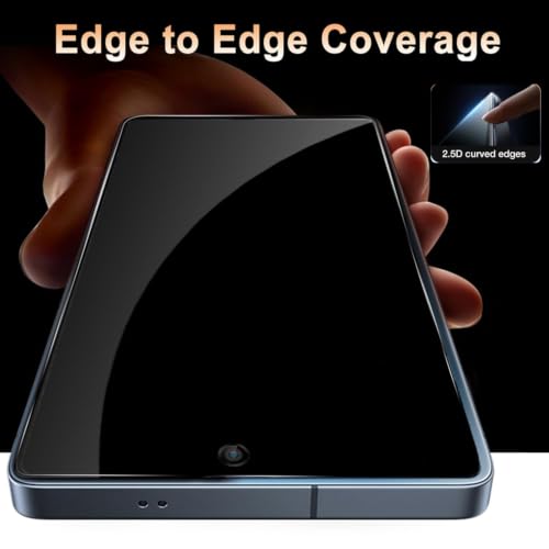 Image of STP FEEL Premium Grade Privacy Tempered Glass Screen Protector Compatible For Samsung Galaxy S25 ultra 5G (6.9 Inch, Pack of 1) Full Edge to Edge Coverage Anti-Spy /Anti-Peeping 9H Hardness