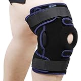 Nvorliy Plus Size Hinged Knee Brace Dual Strap Patellar Stabilization Design & High-Level Support For Arthritis, ACL, LCL, MCL, Meniscus Tear, TDislocation, Post-Surgery Recovery Fit Men & Women (3XL)