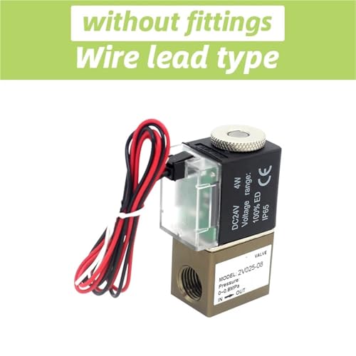 Électrovanne de commande d'air 2V025-08 pour stopper les fuites et automatiser les vérins