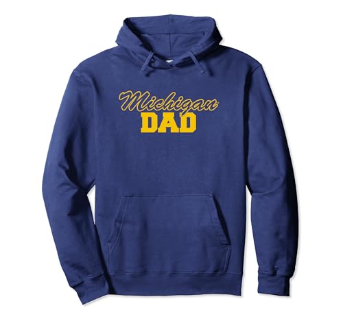 University of Michigan Wolverines U of M Dad Pullover Hoodie