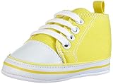 Playshoes Unisex Baby Turnschuhe Hausschuhe, Gr. 19 EU, Gelb