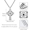 MEDWISE Celtic Cross Necklace Mens 925 Sterling Silver Viking Cross Necklace Celtic Knot Cross Pendant Celtic Viking Jewellery for Men Son Boys Fathers Day Teenager Boyfriend #1