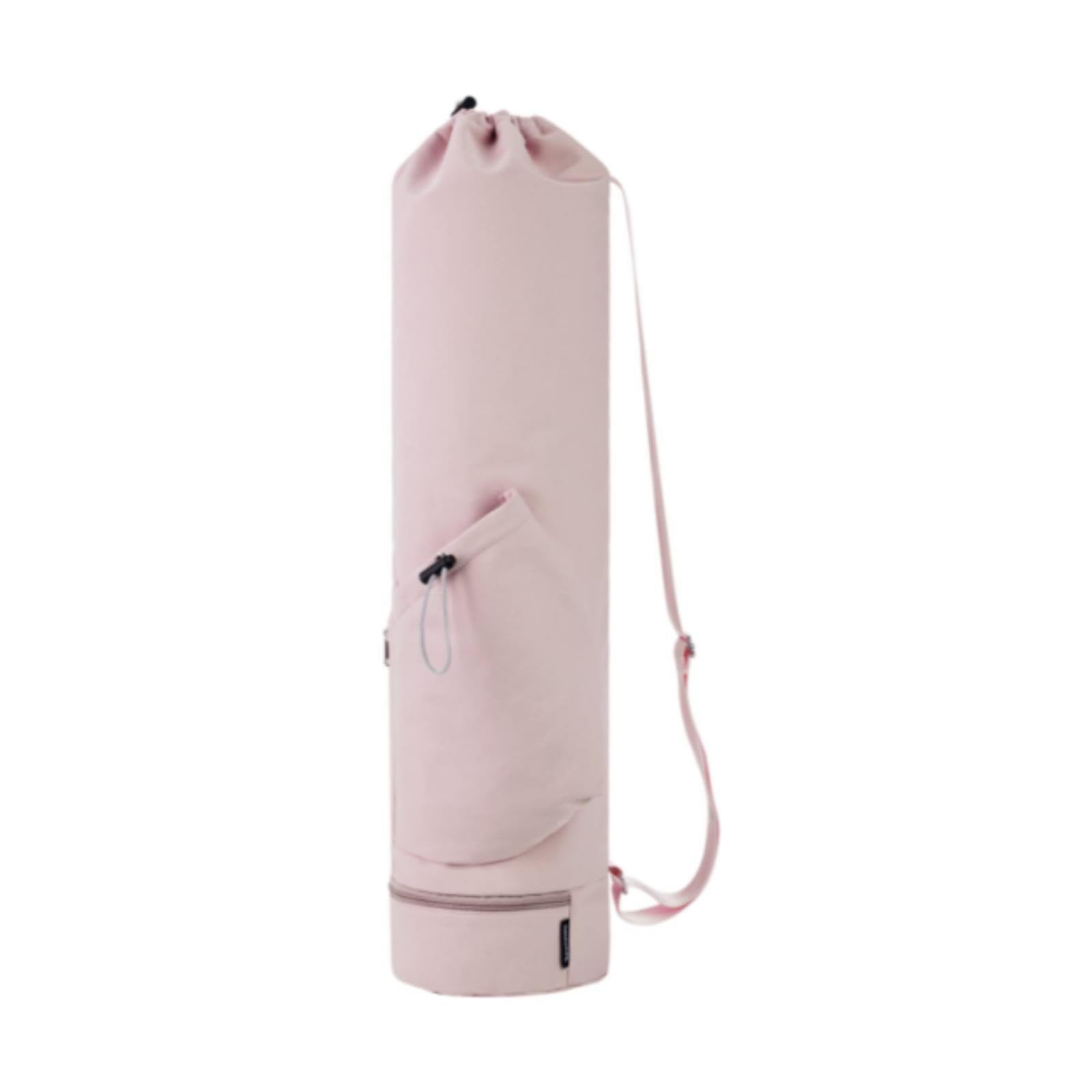 Yoga Mat Bag Sports Gym Bag Zipper Yoga Mat Holder for Beach Training Travel Pink-picture-39