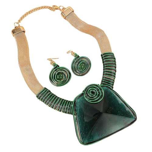 Collar Feng Shui bohemio ideal para vestidos de fiesta y noche