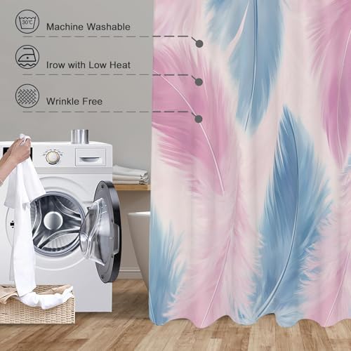 Rideau de douche moderne 180x180 lavable rideau de bain polyester à œillets