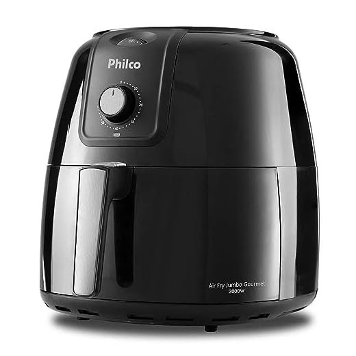 Fritadeira Air Fryer Philco Gourmet 7.2L PRF13P Preta 220V