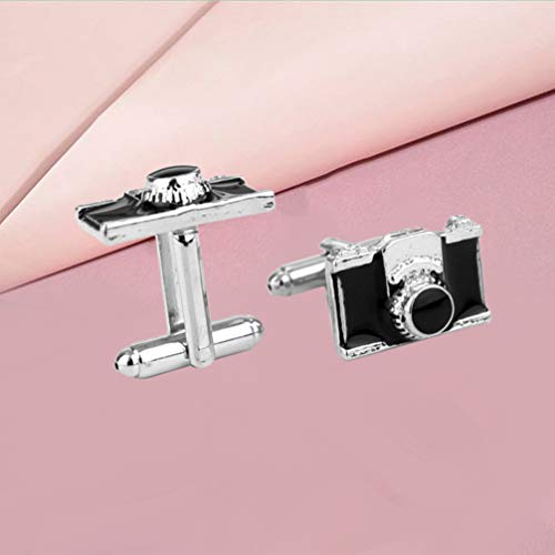 2 Unidades Abotoaduras De Moda Masculina Abotoaduras De Metal Vintage Broche De Camisas Abotoaduras