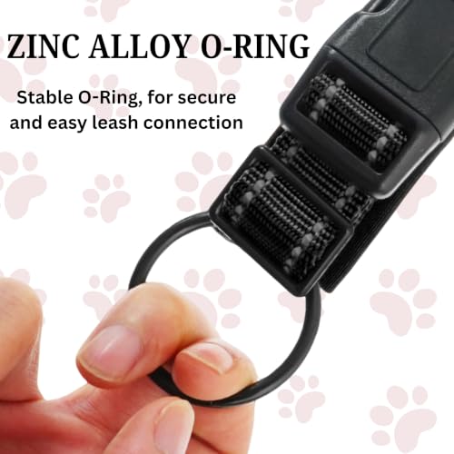 Padded Reflective Dog Collar, Integrated with Airtag Holder by ZAVIX - Used condition - Image 4