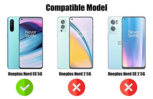 Image of Jkobi Back Cover Case for OnePlus Nord CE 5G (Crystal Glass Back | Shockproof Bumpers | Professional Black)
