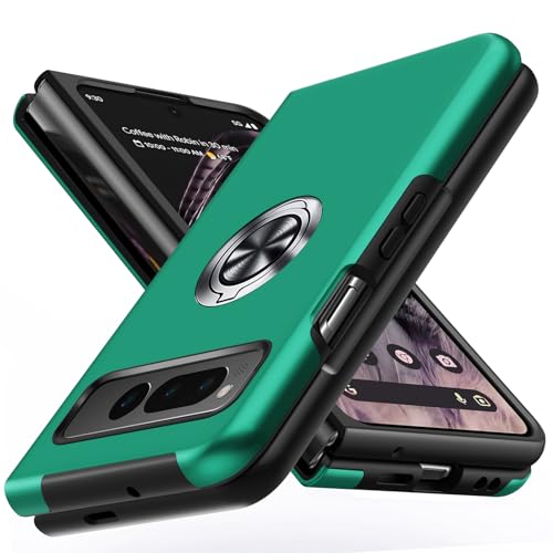 Google Pixel Fold �p�P�[�X �����O�t�� �ϏՌ� tpu pc ��d�\�� �S�ʕی� ��̌^�X�}�z�P�[�X �O�[�O�� �s�N�Z�� Fold �p�P�[�X �Ռ��z�� �V���R�� 360°��] �X�^���h�@�\ �y�� ���^ �ԍڃz���_�[�Ή� �ČRMIL�K�i �w