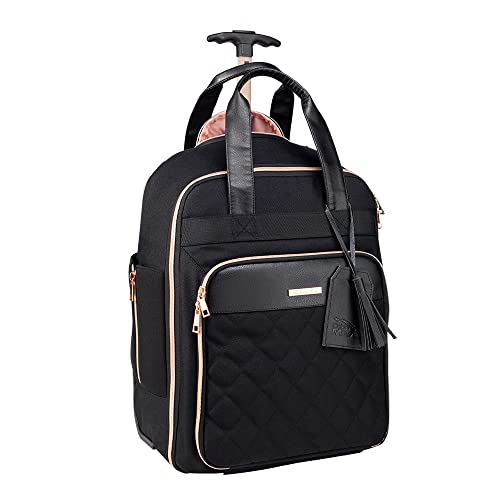 Cabin Max Travel Hack 30 Liter Handgepäck Trolley-Rucksack Hybridkoffer - 45x36x20 cm Easyjet Untersitz Handgepäck Koffer mit 2 Rollen, Rucksack/Trolley Koffer, Ultraleicht, Handgepäck Rucksack Cover