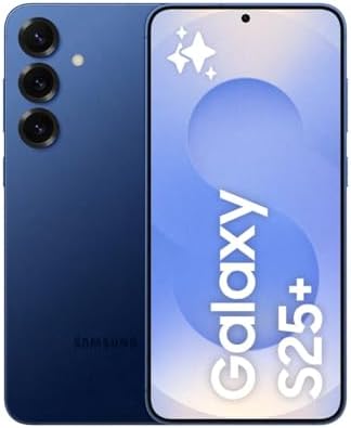 Samsung Galaxy S25+ 256GB Teléfono Móvil con IA, Galaxy AI, 12GB RAM, Cámara 50MP, Dual SIM, IP68, Garantía del Fabricante 3 Años + 1 Año Extra, Color Azul Marino (Versión Española)