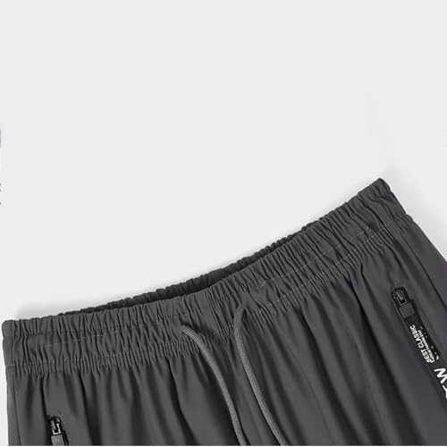 Generic Mens Casual Pants with Zipper Pockets Lightweight Hiking Running Sweatpants Gym Workout Athletic Pants for Men, Large4