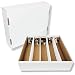 (1) SUPER Monster 5-Row Storage Box Holds 5,000 trading cards by MAX PRO 5000ct HALF LID - For Baseball, Football, Hockey, Soccer Cards