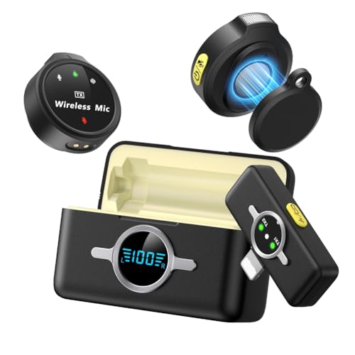 Microphone lavalier pour vlogging en extérieur et interviews sur le vif