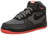 Marke - Nike / Taille - 38.5 Nike AIR FORCE 1 MID (GS), Unisex-Kinder Sneakers, Schwarz , 38.5 EU