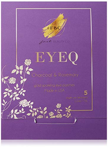 Fast Beauty Co. EyeQ Gold Under Eye Patches With Charcoal & Rosemary, 1 Pair