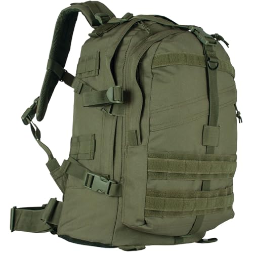 FOX OUTDOOR PRODUCTS Unisex-Erwachsene Klassisch Taktische Rucksäcke, Braunoliv, 19" x 15" x 8"