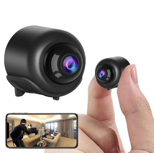 Genérico Mini Camara Espia Oculta IP WiFi HD 1080p con App para Ver Video a Tiempo Real Desde el Telefono Movil Micro Camara de Seguridad para Vigilancia con Vision Nocturna y Deteccion de Movimiento