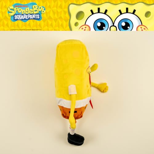 Franco Almofada de pelúcia super macia, tamanho único, Bob Esponja Calça Quadrada