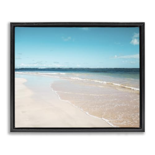 Panoramic Beach Coast Sky, 24 x 30 Inch Canvas in Floater Frame