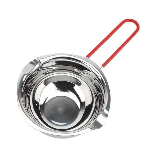 Chocolate Melting Pot Stainless Steel Easy Pouring Handles Suitable for Candy Cheese Butter Candle Making