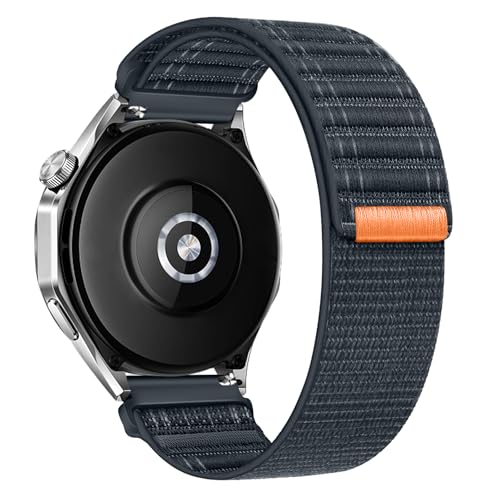 Image of XMUXI Compatible with Huawei Watch 4 Strap Nylon Solo Loop GT4 GT3 Replacement Band for GTR 4 Quick Release Venu 2 /3 /Vivoactive 4 Watch Strap 22mm Nylon Strap Women Men