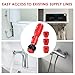 Upgrade All in One Wrench Tool for Faucet and Sink, Faucet and Sink Installer with Useful Gadgets, 25 in 1 Multifunctional Wrench Plumbing Tool for Toilet Bowl, Sink, Bathroom, Kitchen Plumbing