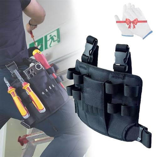 JIMNOO Elory Holster Z 2.0, Elory Tool Holster, Holster Z 2.0 Tool Pouch, Holster Z Tool Pouch, Holster Z Leg Tool Pouch, Tool Pouch with Belt Clip for Electricians(1 Pcs)