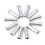 Lux Aluminum Arrow Inserts 12 Pack Inserts for Carbon Arrows 8mm Shaft Insert Screw Archery Accessories