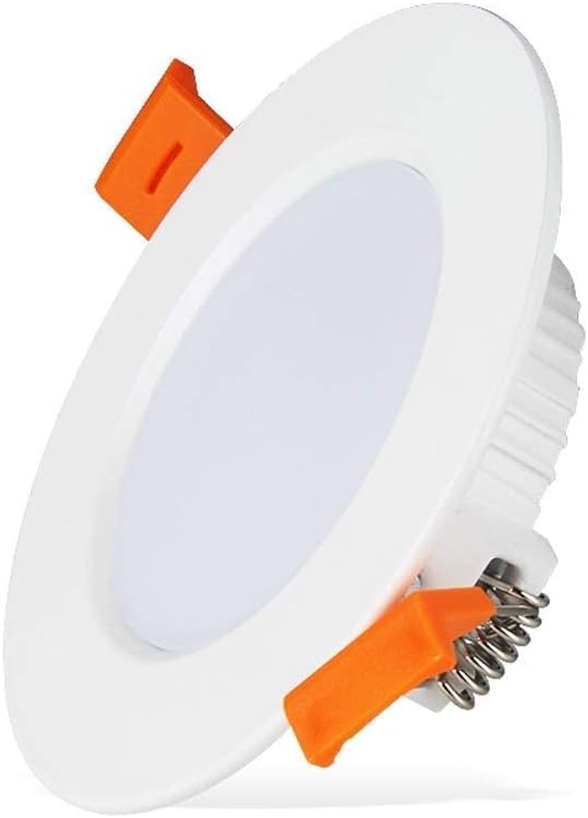 Spotlight，Ultra Bright Round Led Downlight Modern Aluminum Spotlights Ultrathin Anti-Glare Recessed Panel Ceiling Light Commercial Lighting Fixtures for Store Mall Office/3000K/20W