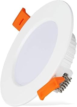 Shopmall office spotlight 20W/24W Super Bright LED Downlight Round Modern Aluminum Spotlight Ultra-Thin Anti-Glare Recessed Panel Ceiling Light Commercial Lighting Fixtures/4000K/24W