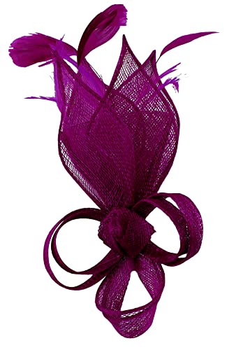 Chapeau bibi en forme de lys Max & Ellie violet haute finition