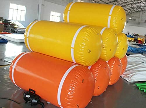 Inflatable Commercial 0.7mm PVC Swimming Water Barrier Racing Marker Buoy New (Size: Small - 3x2ft.)