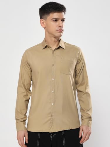 Image of Men's Polycotton Shirt Combo Pack of 3 | Regular Fit Casual & Formal Wear | Wrinkle Resistant | Soft & Breathable Shirt for Men