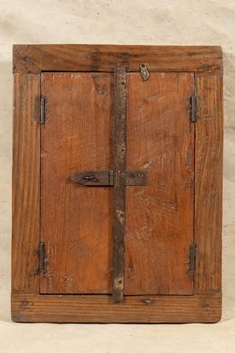 Biscottini Innentür Fenster L45XPR7XH59 CM - Holztür - Türen für Innen und Außen - Wohnkultur