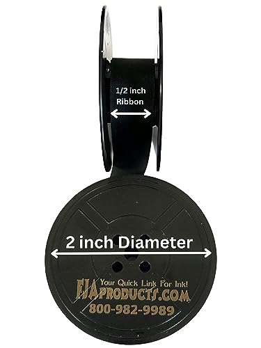 Cinta negra para máquina de escribir Royal portátil miniatura 1