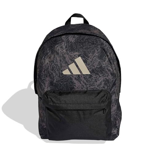 adidas Unisex - Adulto CLASSIC TRAINING GRAPHIC BACKPACK, black/charcoal, One size