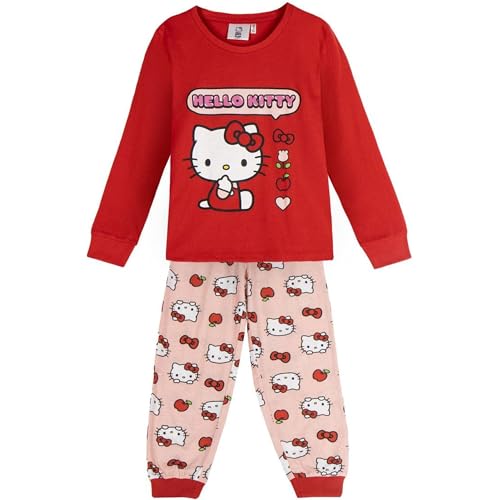 CERDÁ Life's Little Moments Niños Hello Kitty Cómoda Y Suave Diseño Original | Pijama Transpirable Y Duradero Set di Pigiama, 12 Anni (Pacco da 2) Unisex-Bambini e Ragazzi
