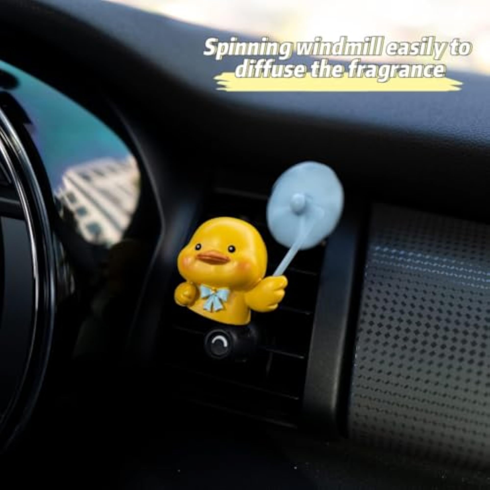 Car Dashboard Air Freshener, Duckling AC Vent Clip