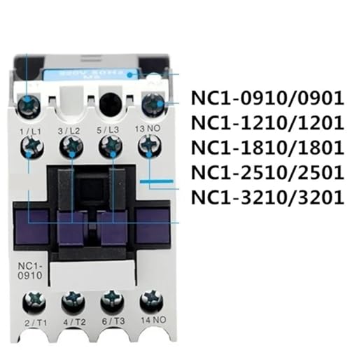 Contacteur NC1-1801 380V pour résoudre les pannes de moteur triphasé